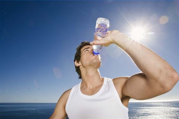 Hoe kan iemand die lijdt aan een zonnesteek rehydrateren. Dingen die je nodig hebt.