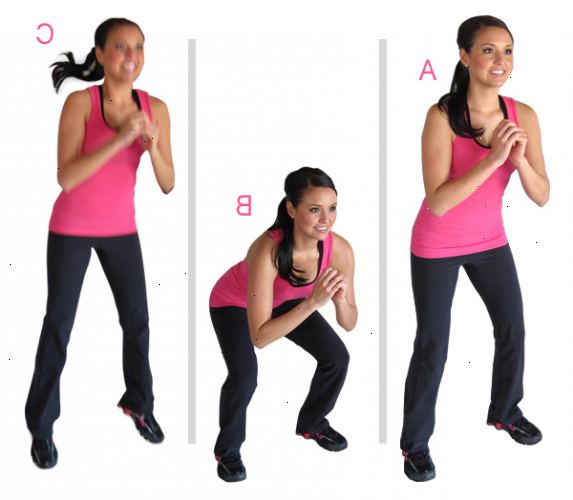 Hoe kan ik squat sprongen doen met gewichten. Warming-up.